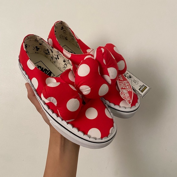 NEW- Vans x Disney Authentic Gore Minnie’s Bow - Picture 3 of 7
